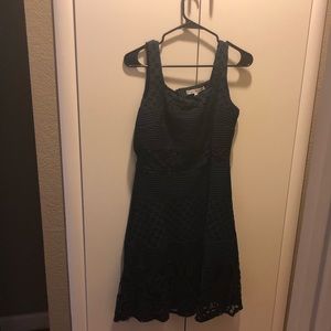 Blue knee length dress